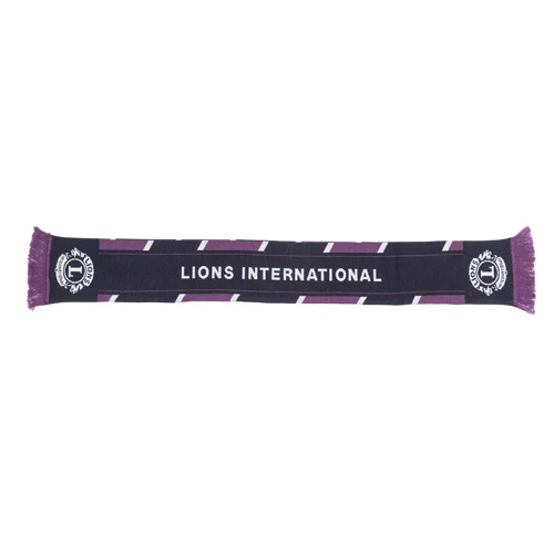 LIONS WINTER SCARF PURPLE