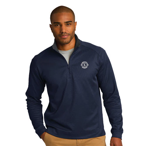 1/4 ZIP MENS TEXTURE PULLOVER - Image 2
