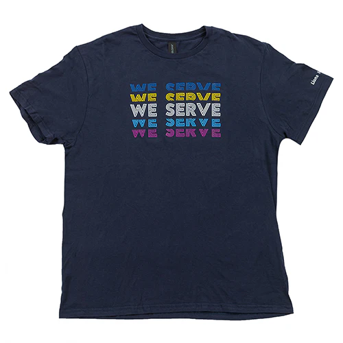 WE SERVE LIONS T-SHIRT