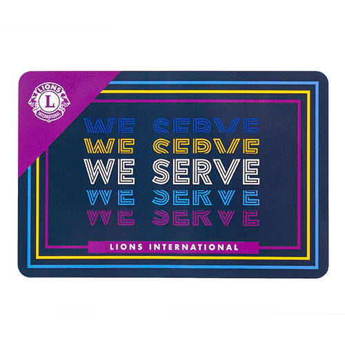 WE SERVE DECAL