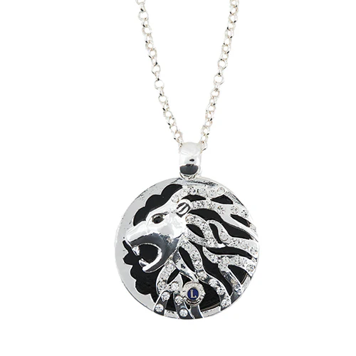 LION HEAD PENDANT NECKLACE