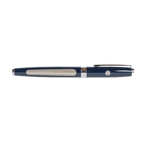 LUXE RECYCLED SS ROLLER BALL PEN NAVY - Image 2