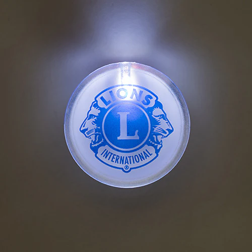 LIONS LIGHT UP BUTTON