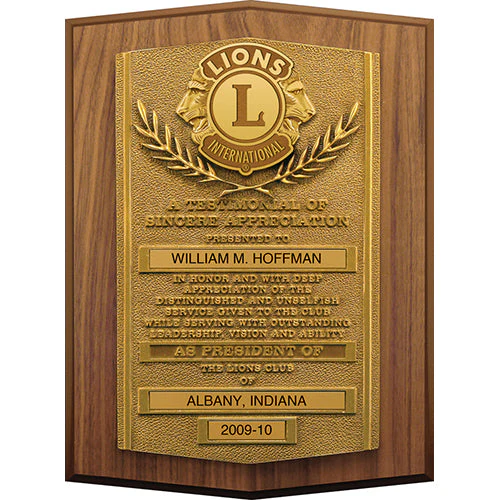 PAST PRESIDENT PLAQUE