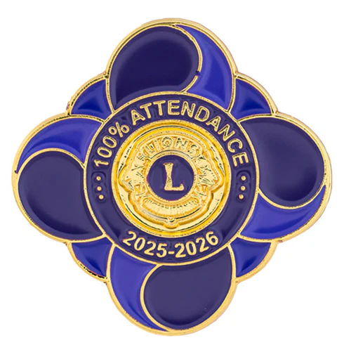 100% ATTENDANCE PIN 2025-2026