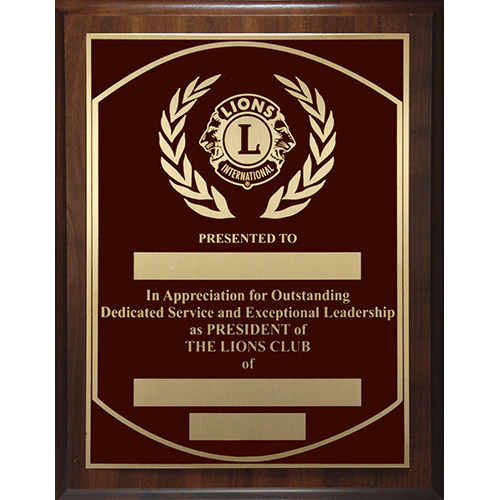 PRESIDENT PLAQUE